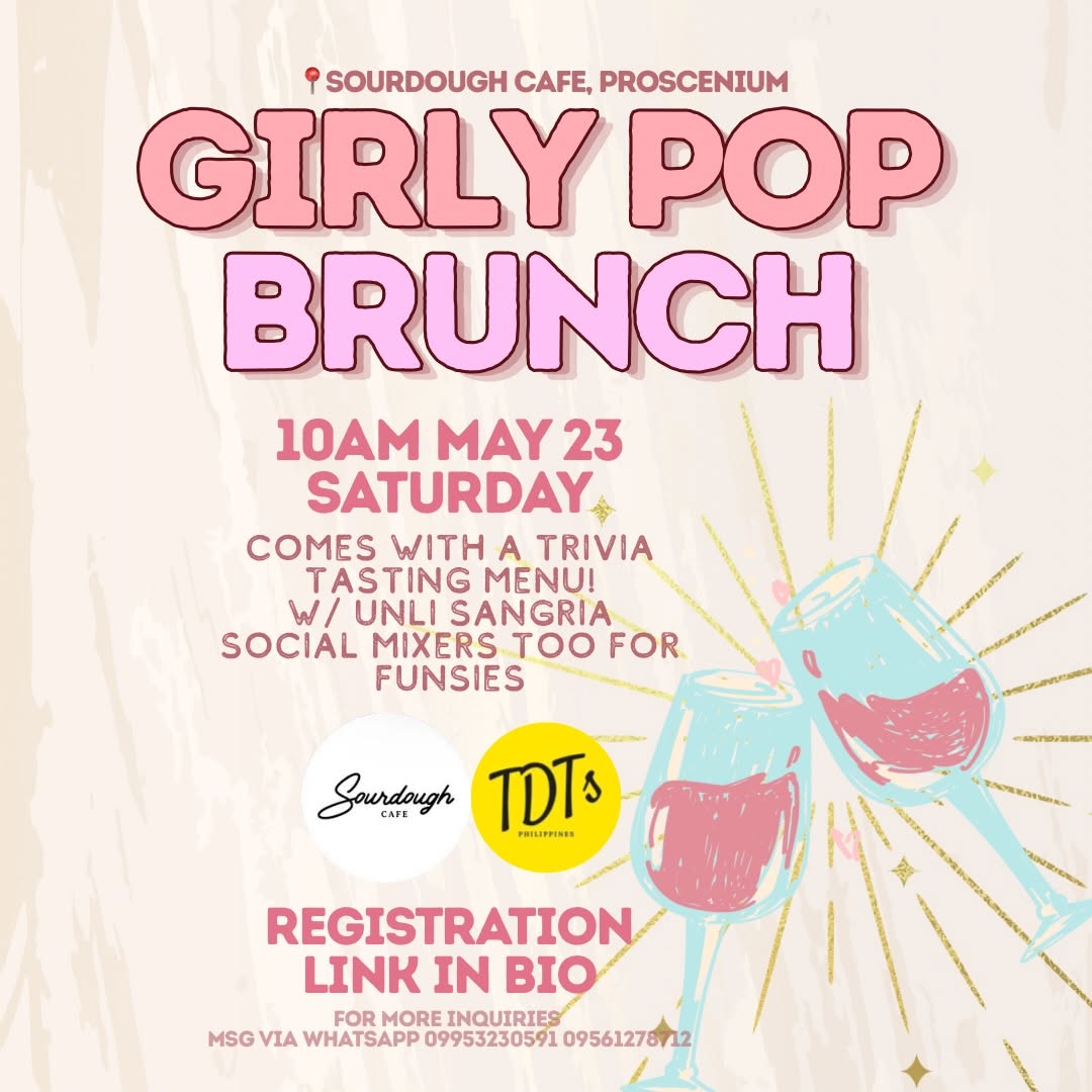Girly Pop Brunch event at Sourdough Cafe — brunch, socials, unlimited sangria
